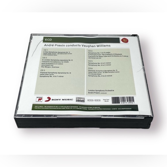 Andre Previn Conducts Vaughan Williams Box Set (Audio CD) - Picture 6 of 14